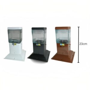 poste balizador quadrado 23cm