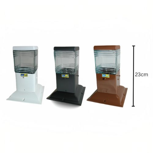 poste balizador quadrado 23cm