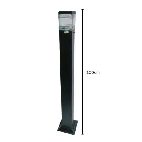Postes balizadores ou luminária de jardim para ser instalado em jardim, postos de combustíveis ou condomínios para iluminar e sinalizar o ambiente.