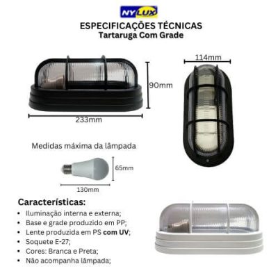 Especificações Técnicas tartaruga (1)
